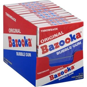 BAZOOKA GUM THROWBACK 6PC 12CT - Image 1