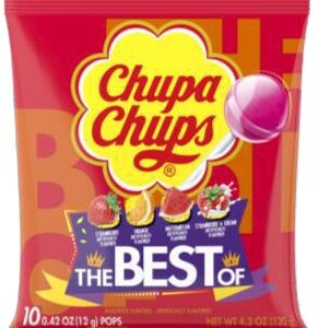 CHUPA CHUPS BEST OF 10CT PEG 4.2OZ 12CT - Image 1