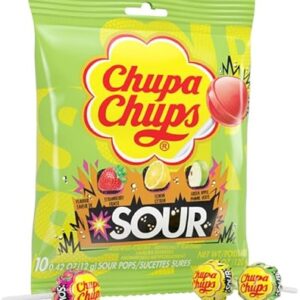 CHUPA CHUPS SOUR 10CT PEG 4.2OZ 12CT - Image 1