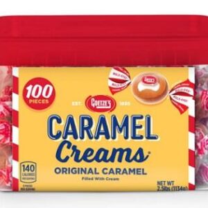 GOETZE'S CARAMEL CREAMS TUB 100CT (0.40OZ) - Image 1