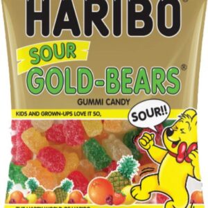 HARIBO 4.5OZ SOUR GOLD BEARS 12CT - Image 1