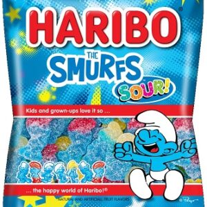 HARIBO 4OZ SOUR SMURFS 12CT - Image 1