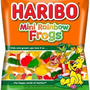 HARIBO 5OZ MINI RAINBOW FROGS 12CT - Image 1