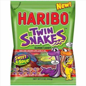 HARIBO 5OZ TWIN SNAKES 12CT - Image 1
