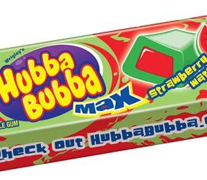 HUBBA BUBBA STRAWBERRY WATERMELON 18CT (5 PIECE) - Image 1