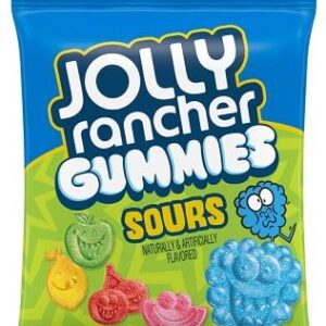 JOLLY RANCHER GUMMIES SOUR 6.5OZ PEG BAG 12CT - Image 1