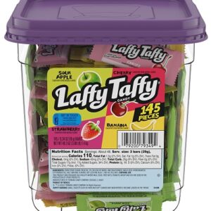 LAFFY TAFFY JAR ASSORTED 145CT - Image 1