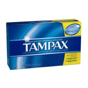 TAMPAX REGULAR 10PK YELLOW 12CT - Image 1
