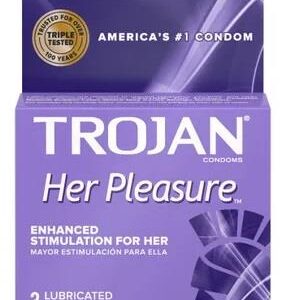 TROJAN HER PLEASURE PURPLE 3PK 6CT - Image 1