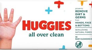 HUGGIES WIPES ALL OVER CLEAN 10/56CT - Image 1
