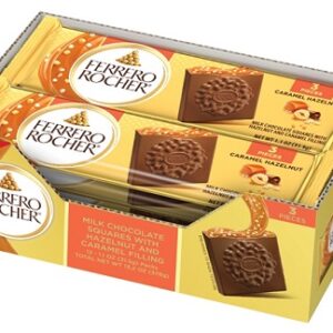 FERRERO ROCHER SQUARES CARAMEL 1.1OZ 12CT - Image 1