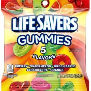 LIFESAVERS GUMMIES 3.22OZ PEG FIVE FLAVORS 12CT - Image 1