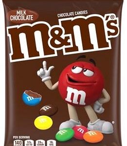 M&M PEG BAG MILK CHOC. 5.3OZ 12CT - Image 1
