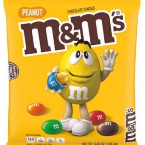 M&M PEG BAG PEANUT 5.3OZ 12CT - Image 1