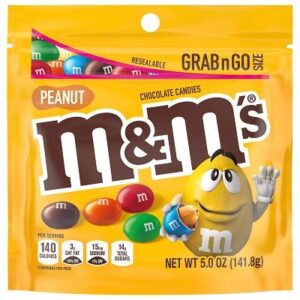 M&M'S POUCH PEANUT 5OZ 12CT - Image 1