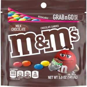M&M'S POUCH PLAIN 5OZ 12CT - Image 1