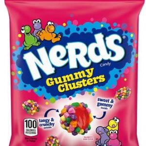 NERDS GUMMY CLUSTERS 3OZ PEG 12CT - Image 1