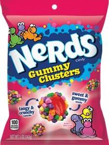 NERDS GUMMY CLUSTERS PEG 5OZ 12CT - Image 1