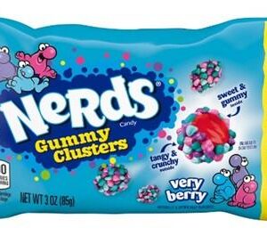NERDS GUMMY CLUSTERS VERY BERRY KING 3OZ 12CT - Image 1
