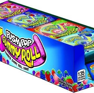 PUSH POP GUMMY ROLL 2.3OZ 8CT - Image 1