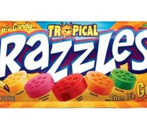 RAZZLES TROPICAL CANDY/GUM 1.4OZ 24CT - Image 1