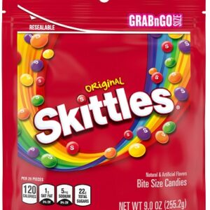 SKITTLES ORIGINAL POUCH 9OZ 8CT - Image 1
