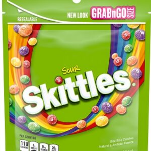 SKITTLES SOUR POUCH 7.2OZ 8CT - Image 1