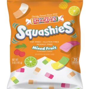 SMARTIES SQUASHIES MIXED FRUIT 5OZ PEG BAG 12CT - Image 1