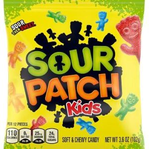 SOUR PATCH 3.6OZ PEG KIDS 12CT - Image 1