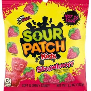 SOUR PATCH 3.6OZ PEG KIDS STRAWBERRY - Image 1