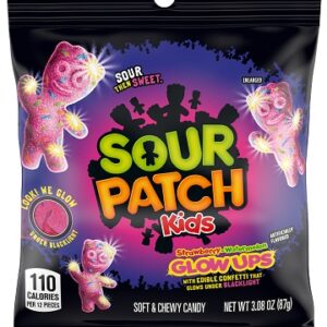 SOUR PATCH KIDS GLOW UPS 3.08OZ PEG 12CT - Image 1
