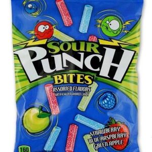 SOUR PUNCH BITES ASSORTED PEG BAG 5OZ 12CT - Image 1