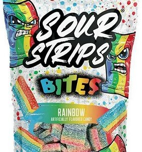 SOUR STRIPS BITES PEG BAG RAINBOW 6.35oz 10CT - Image 1