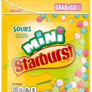 STARBURST MINI SOUR POUCH 8OZ 8CT - Image 1