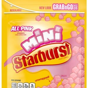 STARBURST MINIS ALL PINK POUCH 8OZ 8CT - Image 1