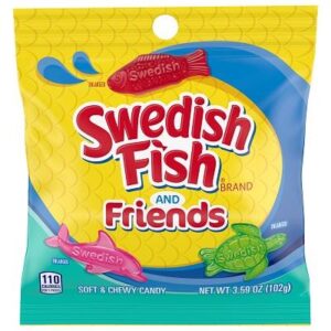 SWEDISH FISH & FRIENDS 3.59OZ PEG 12CT - Image 1