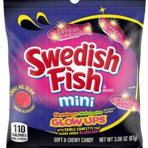 SWEDISH FISH GLOW UPS 3.08OZ PEG 12CT - Image 1
