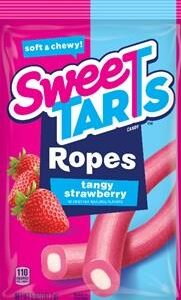 SWEETARTS ROPE STRAWBERRY PEG BAG 5OZ 12CT - Image 1