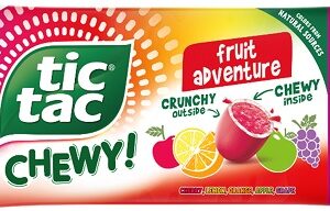 TIC TAC CHEWY FRUIT (KING) 3.42oz 12CT - Image 1