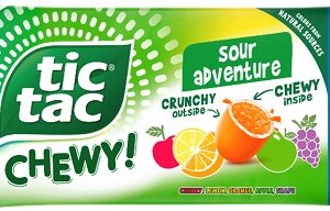 TIC TAC CHEWY SOUR (KING) 3.42oz 12CT - Image 1