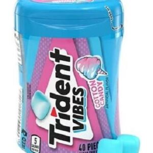 TRIDENT VIBES *BTL COTTON CANDY (40 PIECES) 6CT - Image 1