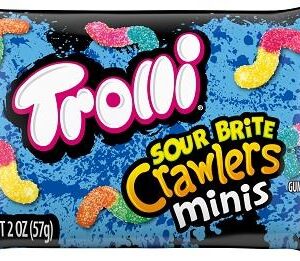 TROLLI MINI SOUR BRITE CRAWLERS 2OZ 18CT - Image 1