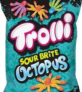 TROLLI SOUR BRITE OCTOPUS 4.25OZ BAG 12CT - Image 1