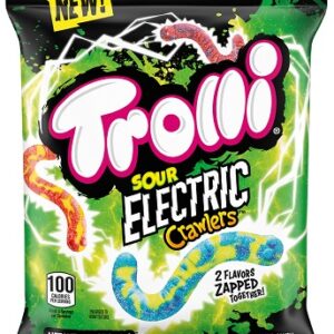 TROLLI SOUR ELECTRIC CRAWLERS 4.25OZ 12CT - Image 1