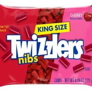 TWIZZLER CHERRY NIBS KING 4.28OZ 12CT - Image 1