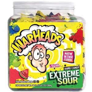 WARHEADS EXTREME SOUR HARD CANDY TUB 240CT - Image 1
