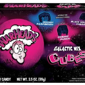WARHEADS GALACTIC CUBES 3.5OZ BOX 12CT - Image 1