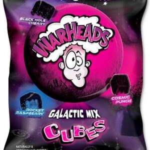 WARHEADS GALACTIC CUBES 4.5OZ PEG BAG 12CT - Image 1