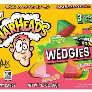 WARHEADS WEDGIES 3.5OZ BOX 12CT - Image 1
