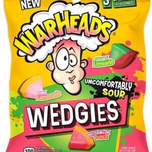 WARHEADS WEDGIES 4.5OZ PEG BAG 12CT - Image 1